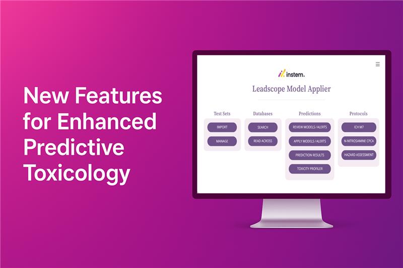 Instem’s Leadscope Model Applier version 2025.0 introduces enhancements to in silico toxicology, advancing approaches to chemical risk assessment and regulatory compliance. This FAQ-style blog details the newly released features through a scientific lens, with a focus on their impact on predictive accuracy, mechanistic interpretation, and regulatory application.